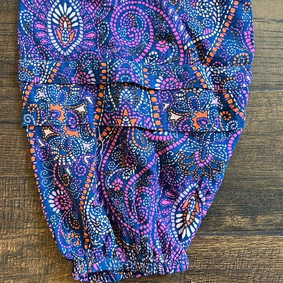 Terra & Sky Women's Boho Paisley  Shirred Mini Dress Plus Size 0X (14W) - Picture 11 of 14